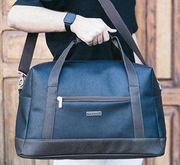 Mala de Mão Média Padrão Bordo Masculina Viccina Milano